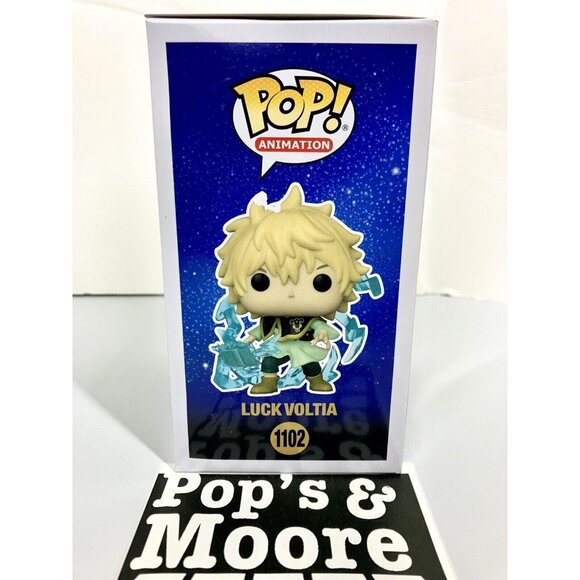 Funko Pop! Black Clover: Luck Voltia 1102 Exclusive Vinyl Figure W/ Protector - Picture 5 of 12